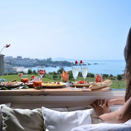 Le Sunset, Appartement Exceptionnel Ocean View - Phare - Au Calme Биарриц Экстерьер фото